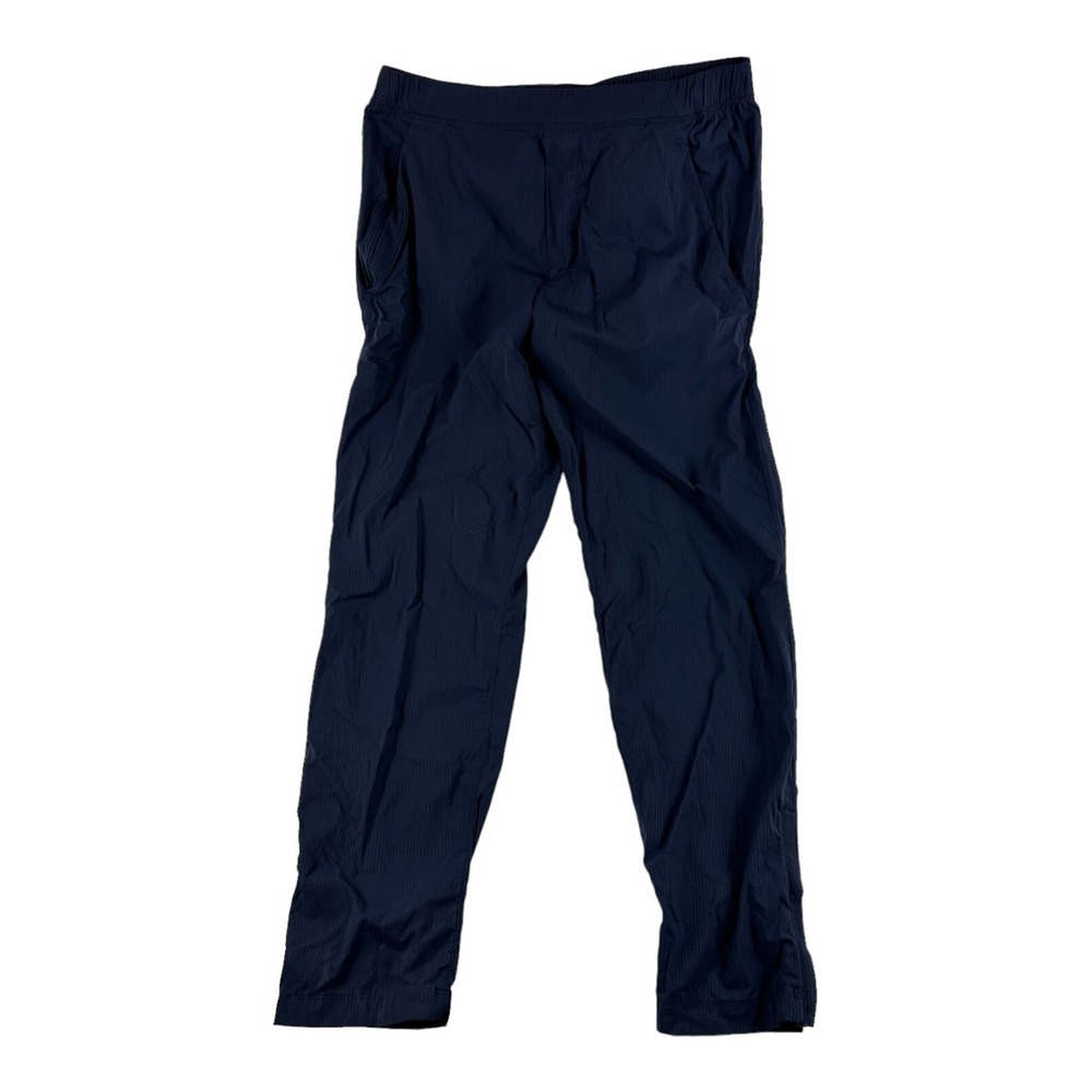 Lululemon Blue Striped Performance Lightweight Ankle Zip Jogger Size Mens L